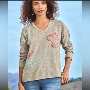 Johnny Was sweater size small